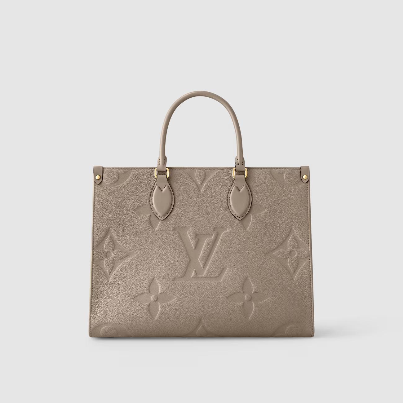 Túi Louis Vuitton OnTheGo MM Monogram Empreinte Xám